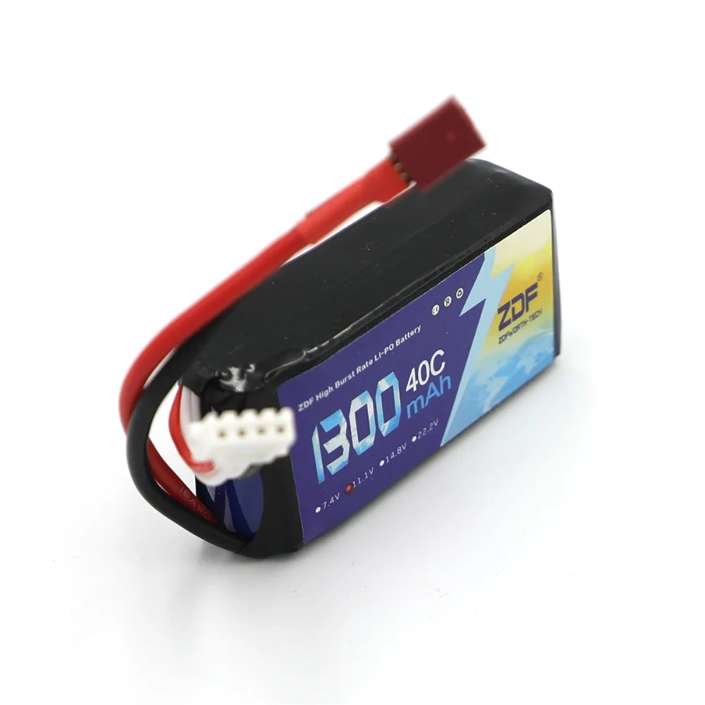 ZDF Oriainal Power 11 1 V 1300Mah 40C MAX 80C T Plug Lipo Battery 3s для радиоуправляемого автомобиля самолета
