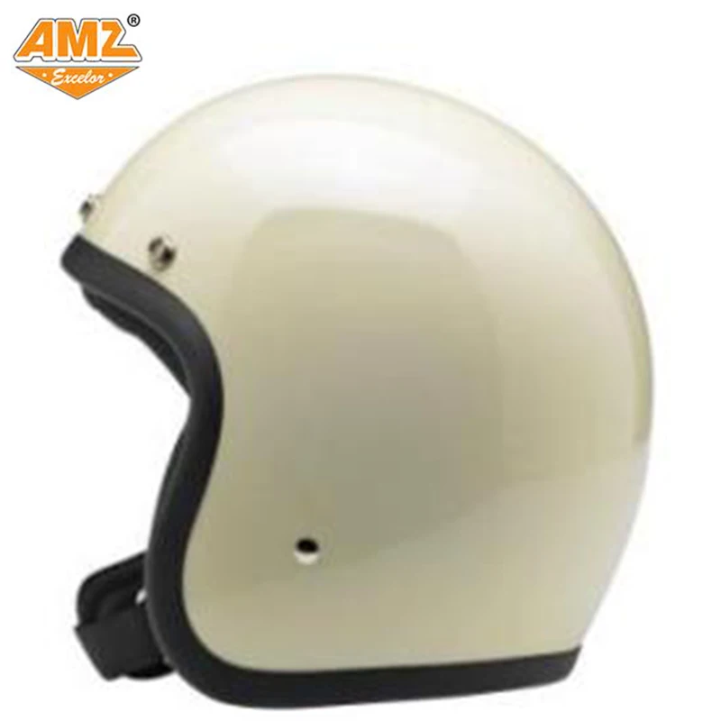 Шлем AMZ мотоциклетный спортивный с открытым лицом в стиле ретро|retro open face helmet|face