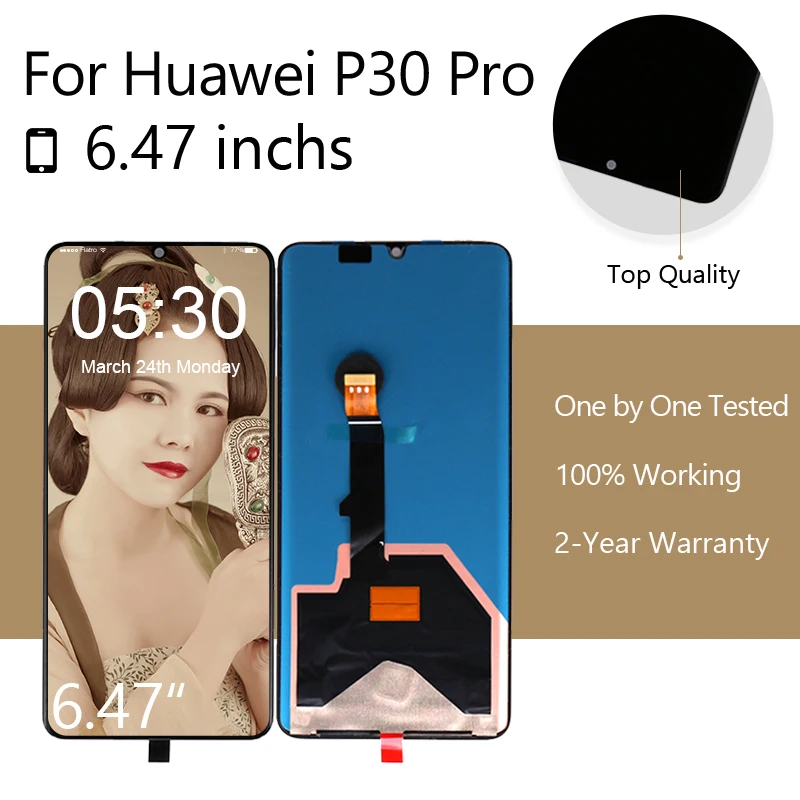 Дисплей для Huawei P30 Pro LCD сенсорный дигитайзер экран дисплей VOG L29 L09 Бесплатная