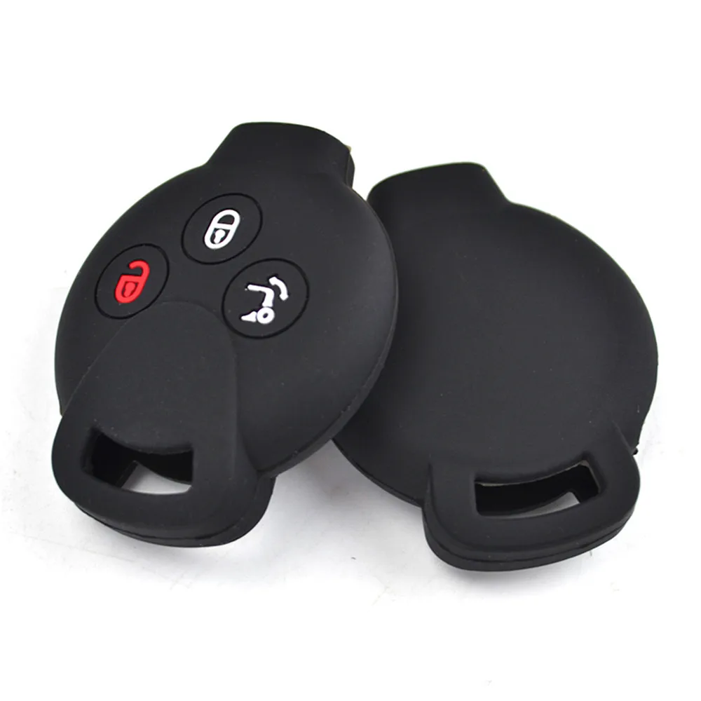 Силиконовый чехол для дистанционного ключа AX 2007 2015 Smart Fortwo City Coupe Cabrio Crossblade Roadster K