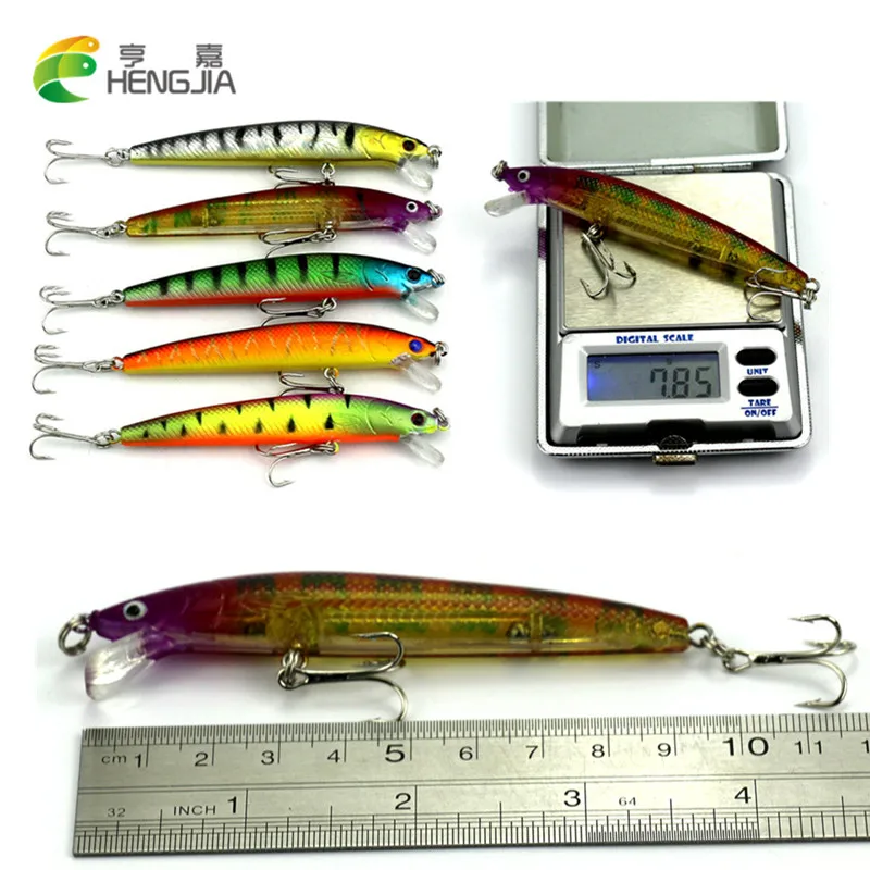 HENGJIA 43 шт./лот набор приманки для рыбалки Воблер жесткая приманка на щуку троллинг