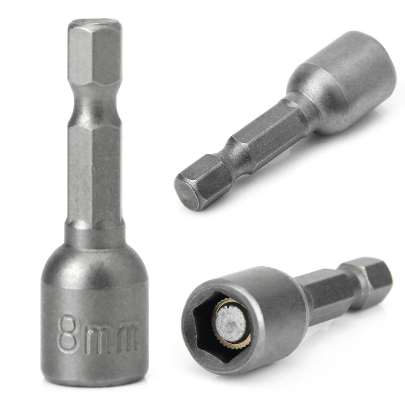 Набор Магнитных гаек 8 мм 5/16 &quot 10 шт. шестигранный адаптер сверло L15|drill bit|hex drill bithex