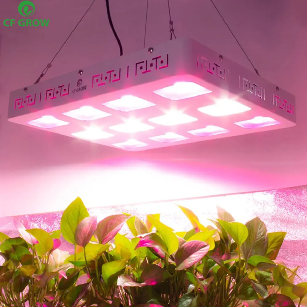 

COB LED Grow Light 600W 1200W Full Spectrum LED Plant Grow Lamp Panel for Indoor Plants All Stage Seedings Veg Bloom Lighting