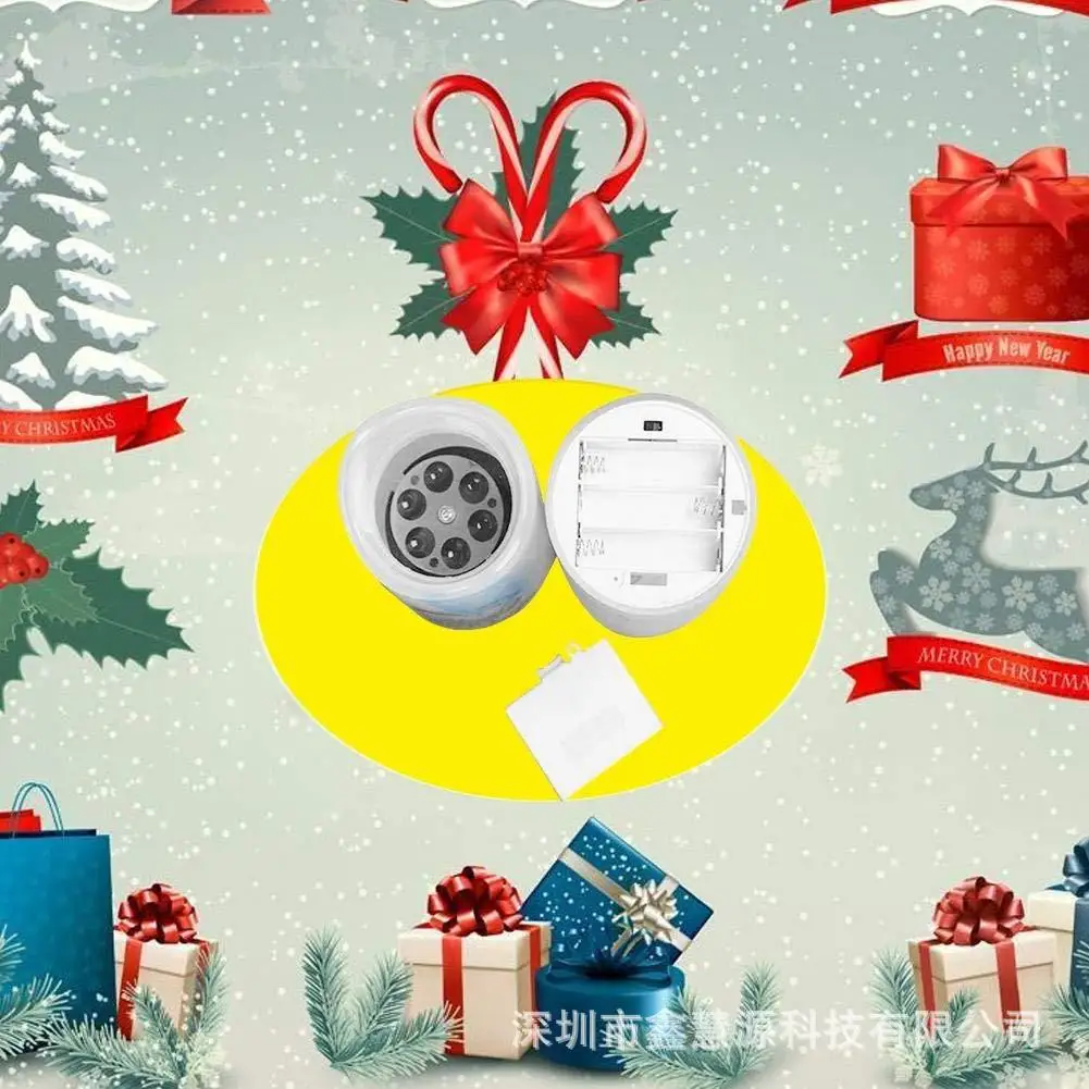 Новая Рождественская USB свеча звездное небо проекция сухая ячейка 2 Санта Фе