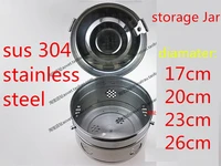 medical supplies 304 stainless steel storage jar storage bucket cotton gauze sterilizing cylinder sterilizing storage case tank
