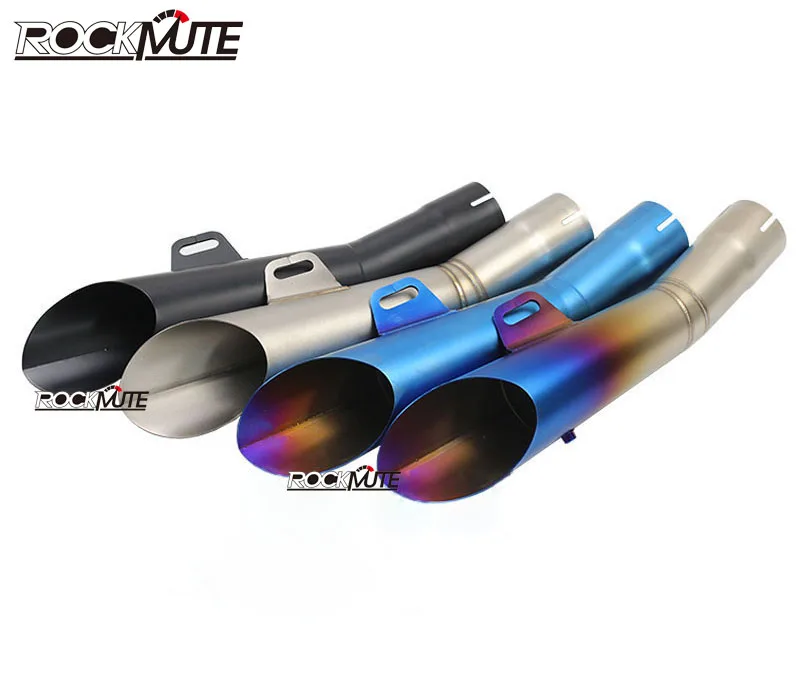 52mm Stainless Steel Racing Exhaust Muffler Pipe with DB Killer / Silencer for Universal Motorcycle Street Bike Cafe Racer
