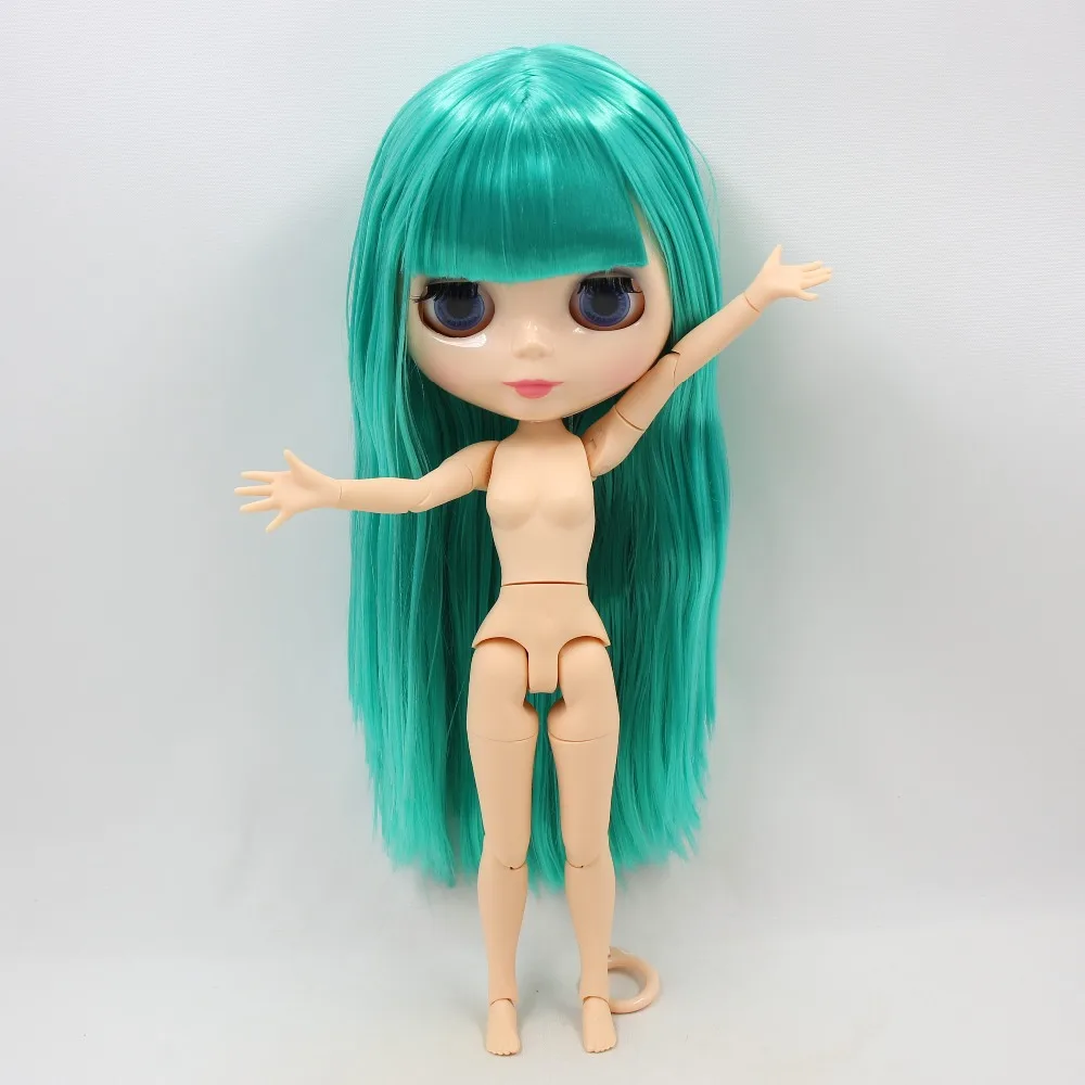 Ледяная кукла DBS Blyth 1/6 bjd шарнирная для тела зеленые волосы натуральная кожа