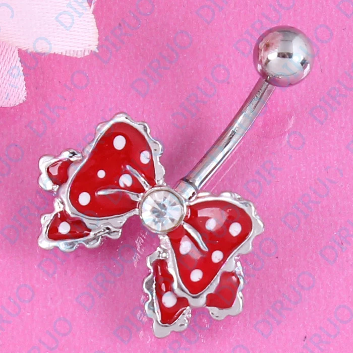 Ювелирное изделие для пирсинга пупка из хирургической стали 14 г | Украшения и