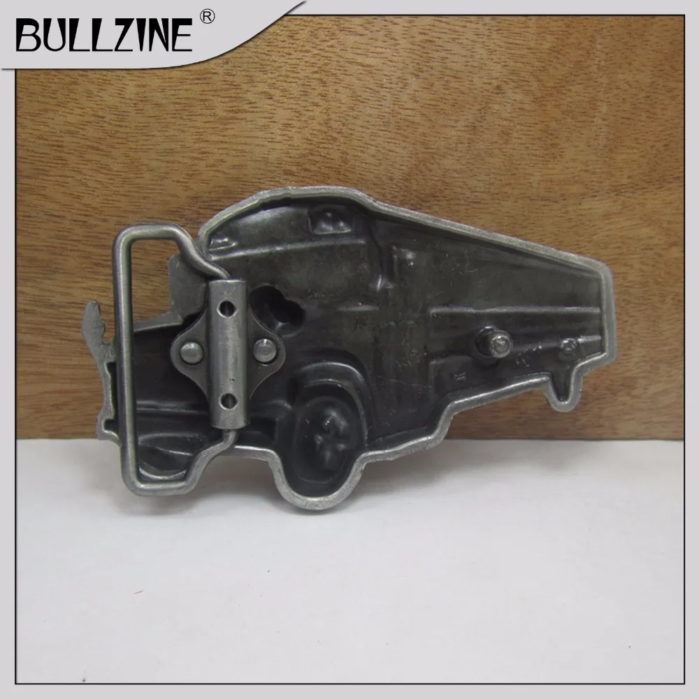 В Bullzine школьный автобус пряжки ремня с оловянной отделкой FP 03249 длительное