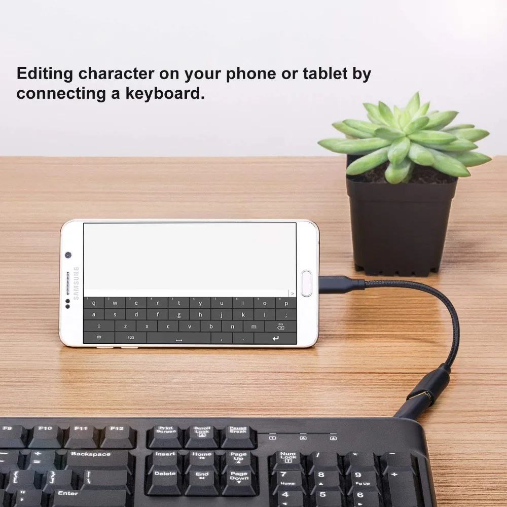 Адаптер Micro USB OTG папа 2 0 адаптер конвертер для мобильных телефонов Samsung Xiaomi LG Huawei