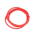 Силиконовый провод 10AWG 12AWG 14AWG 16 AWG 18AWG 20AW 22AWG 24AWG, гибкий силиконовый провод для губ RC, красный, 1 метр + 1 метр, черный цвет