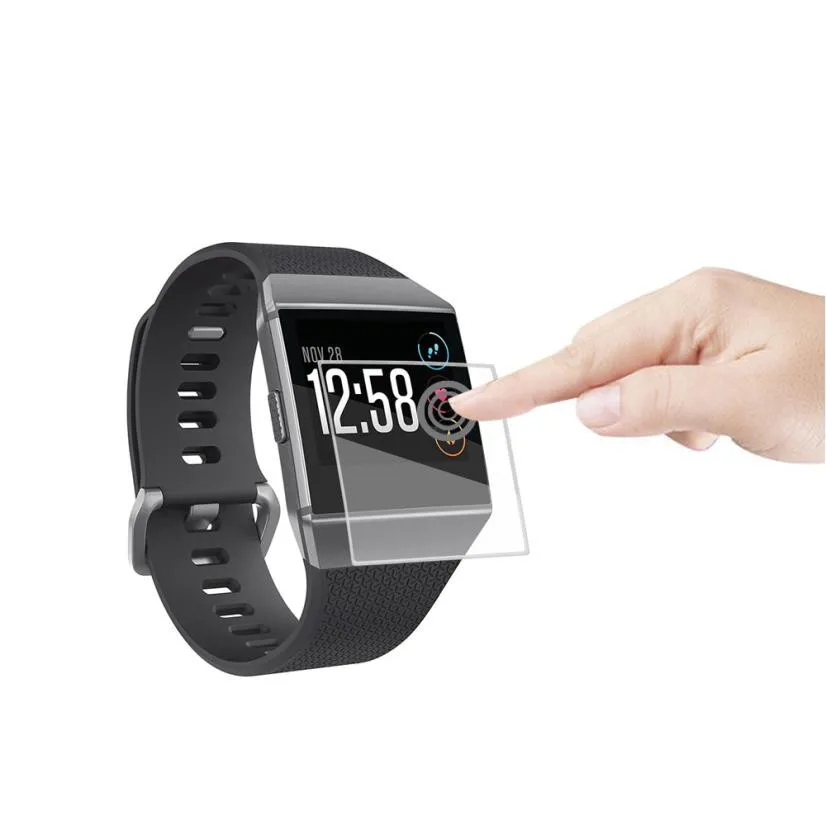 Пленка-защита Clear Explosion-proof LCD TPU Full Cover для экрана Fitbit Ionic наручных устройств умных часов релогио хорлоэ з2 он.