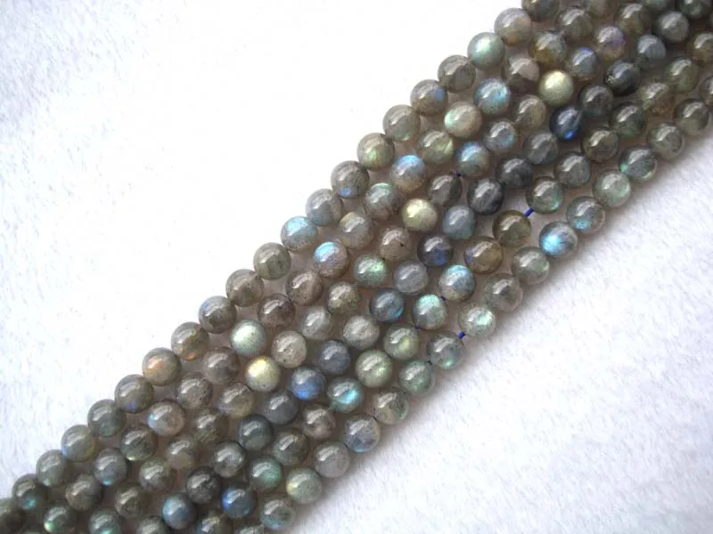 Натуральный лабрадорит Круглый 8 шарики для самостоятельного изготовления