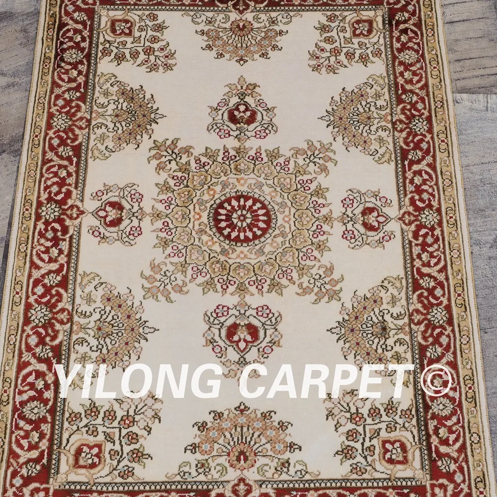 YILONG 2 'x 3' турецкий чистый Шелковый ковер ручной работы изысканная восточная