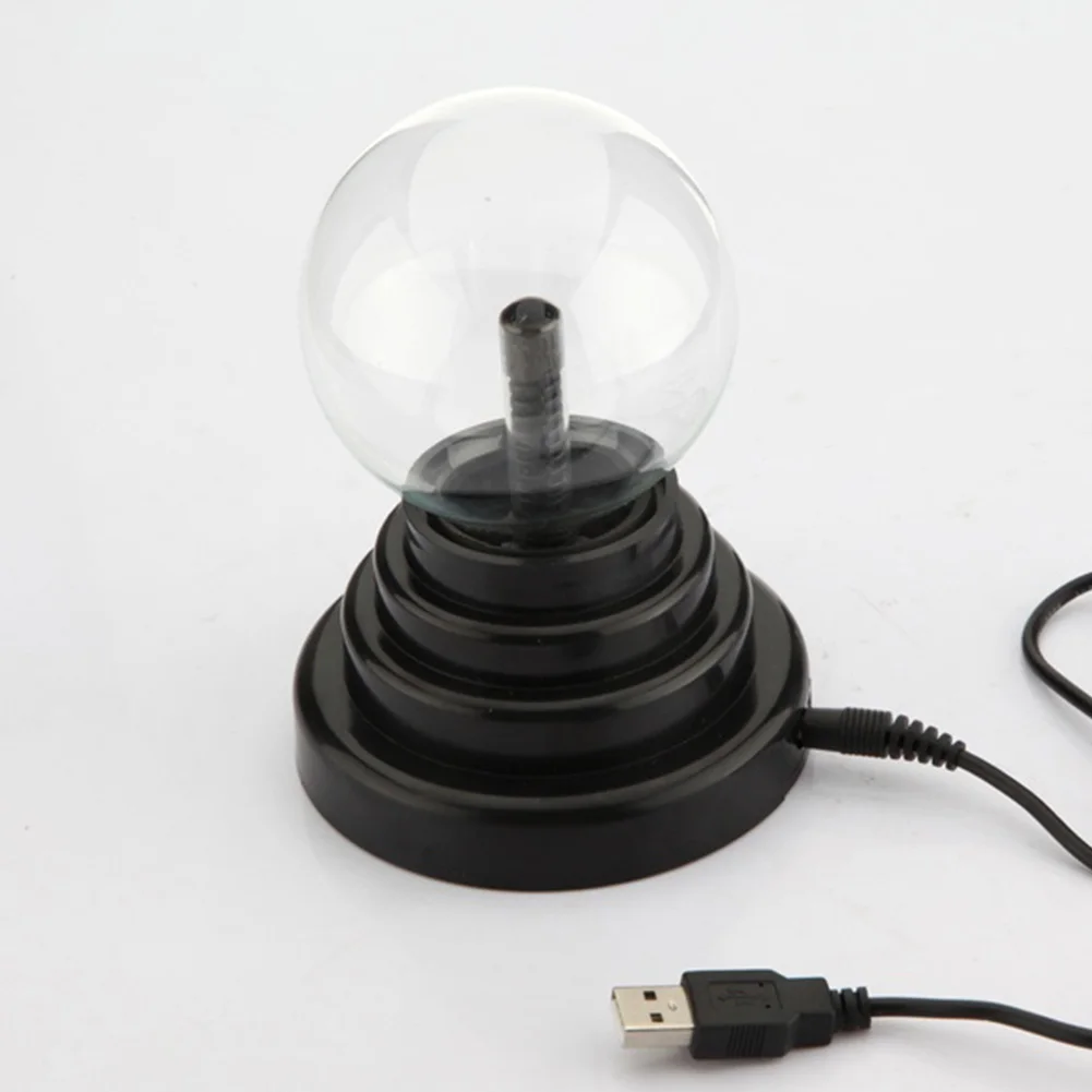 USB 3 дюйма Волшебная плазменная сфера свет волшебная кристальная лампа