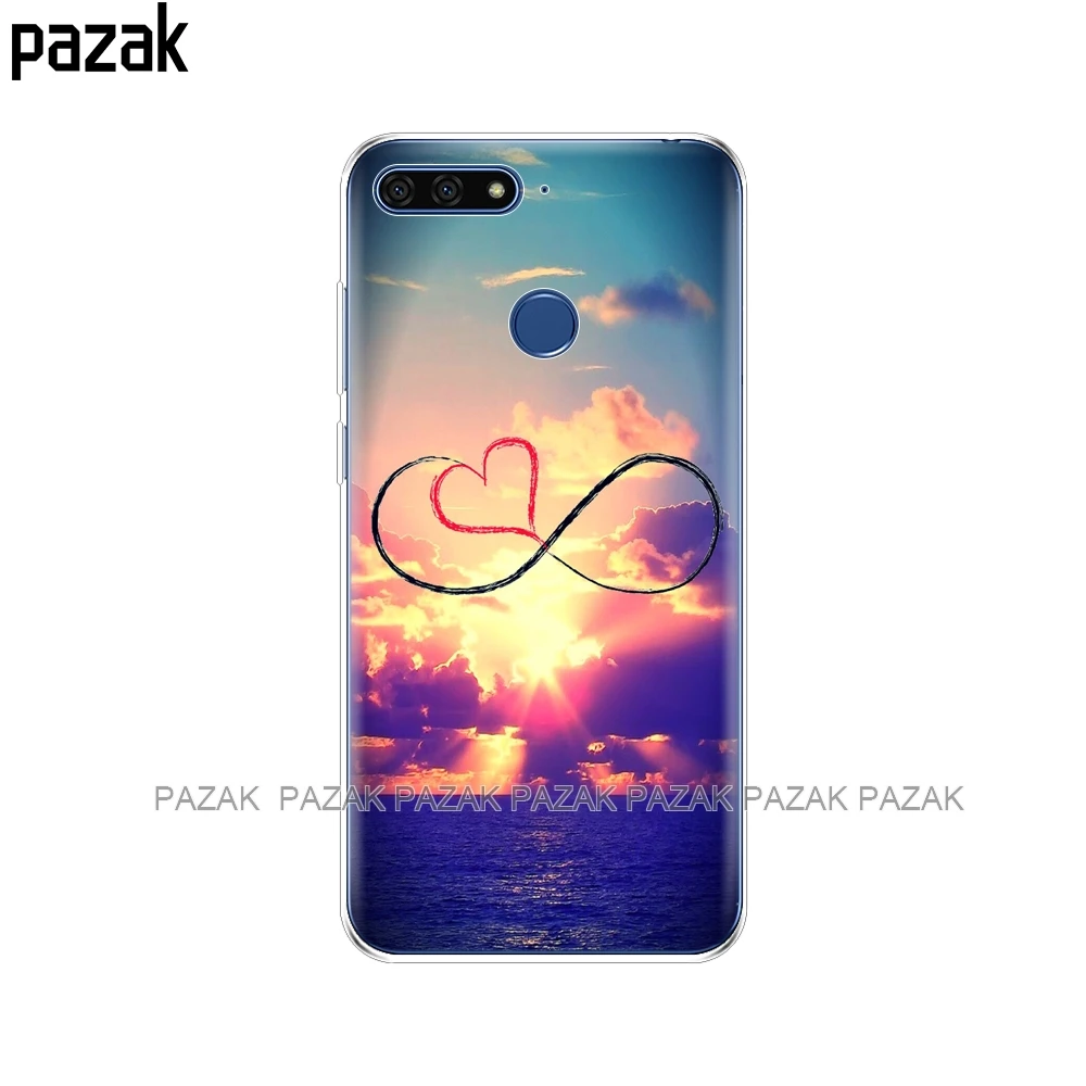 61342 Силиконовый чехол для huawei honor 7C, 5,7 дюймов, чехол мягкий, симпатичный, из ТПУ, защитный чехол для телефона huawei honor 7c Aum-L41 - Цвет: 61342