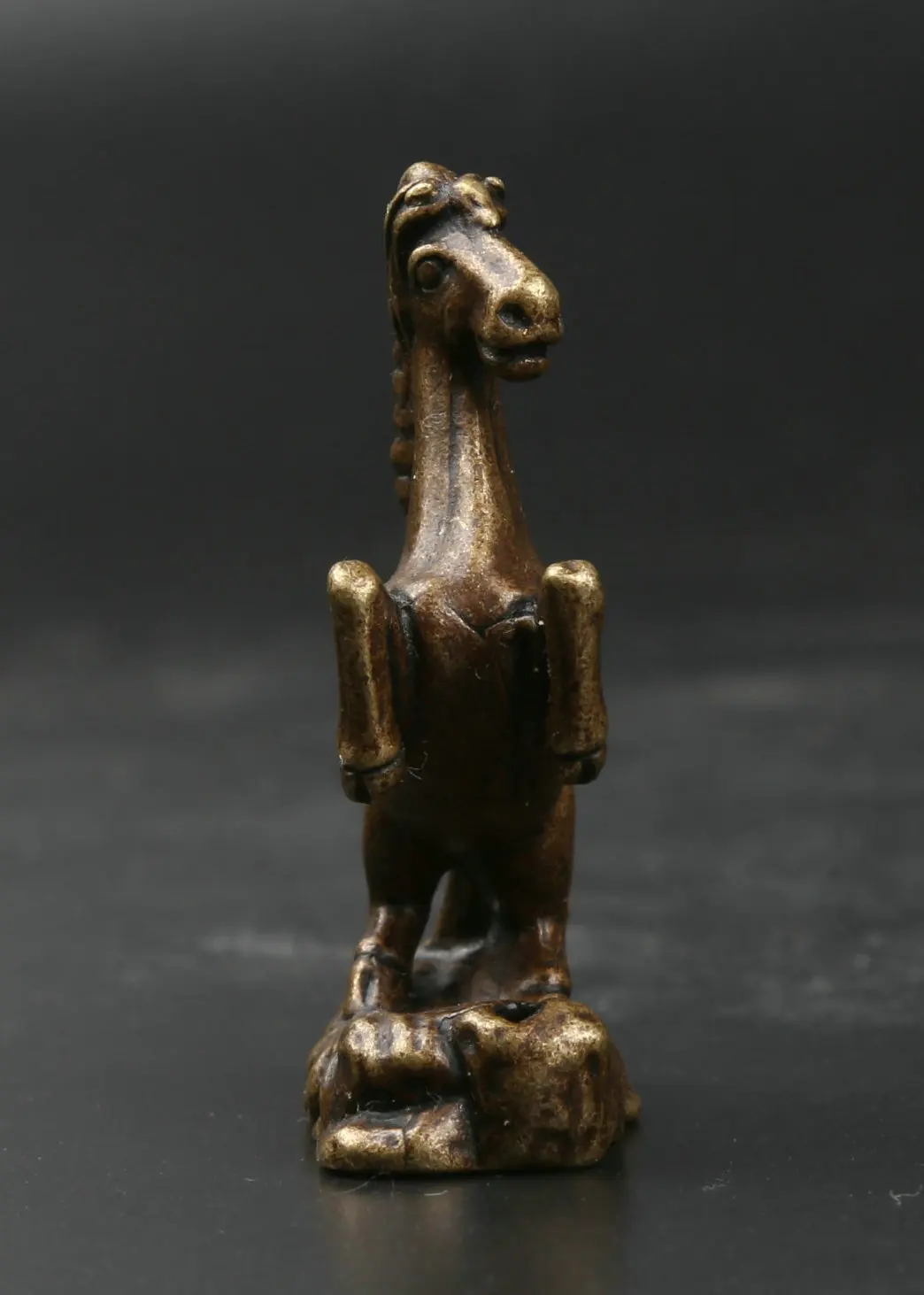 Коллекция редких китайских небольших бронзовых изысканных животных 49 мм/1 9 дюйма