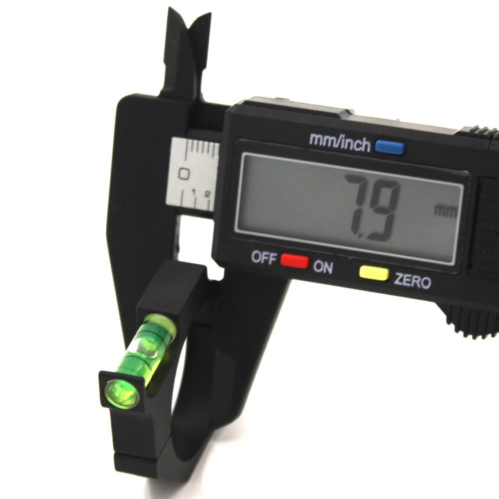 

34mm Rail Tube Sight Riflescope Scope Laser Ring Mount Holder Tactical Optics Laser Sight for Metal Spirit Bubble Level