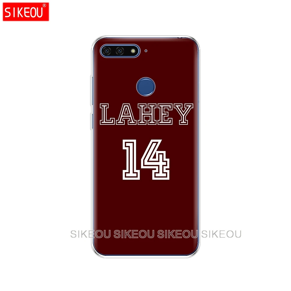 Силиконовый чехол для телефона Huawei Honor 7A PRO 7C Y5 Y6 Y7 Y9 2017 2018 Prime Teen Wolf Stilinski 24|Бамперы| |