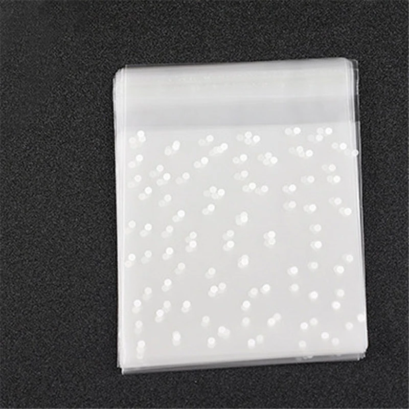 Самоклеящийся пластиковый прозрачный пакет в горошек 100 шт./лот | Дом и сад