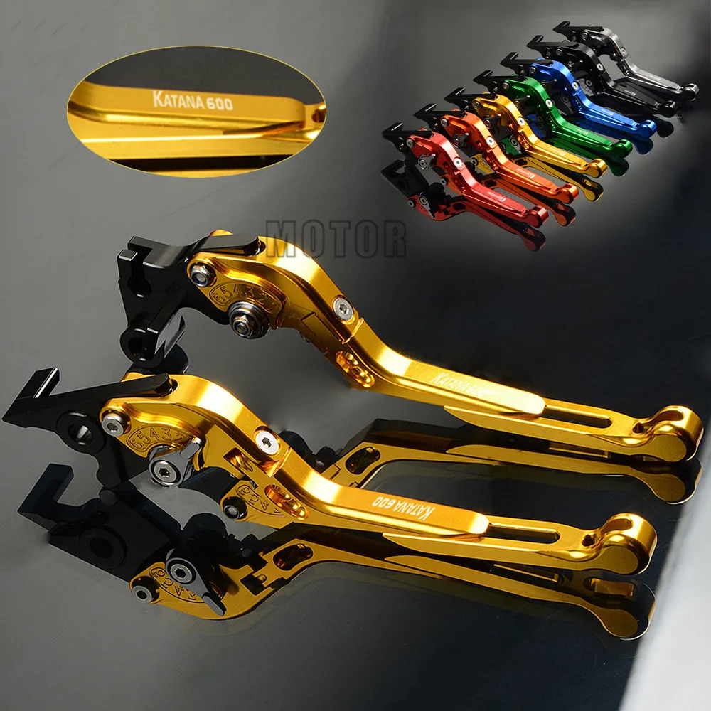 Алюминиевые Складные рычаги тормозной муфты CNC для Suzuki 600/750 KATANA 1998-2006 1999 2000 2001 2002