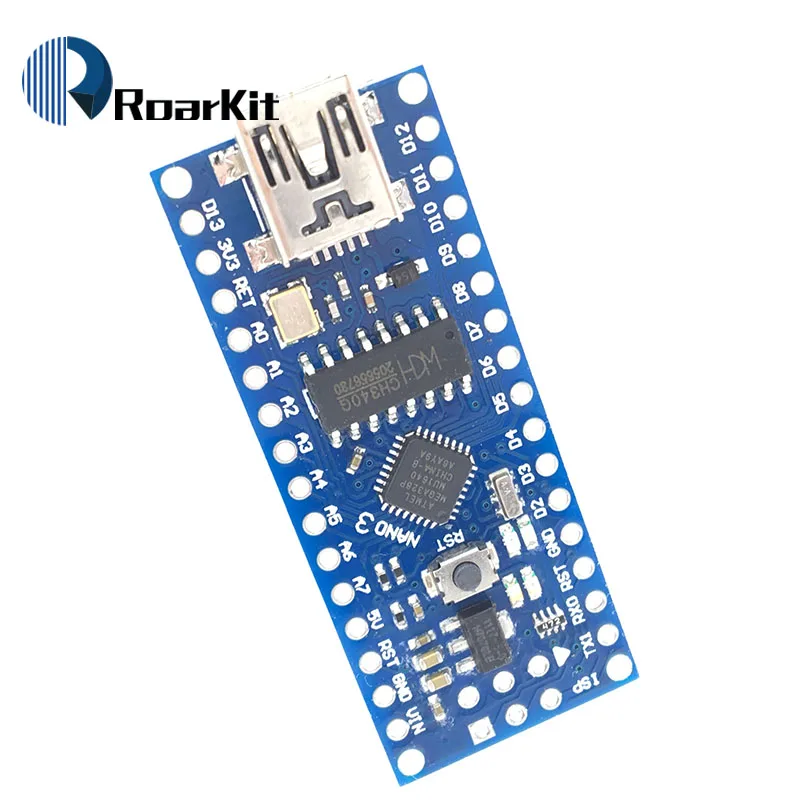 Nano V3.0 3,0 ATmega328 CH340G CH340 Mini USB UART интерфейсная плата микроконтроллер модуль для Arduino 5V микроконтроллер