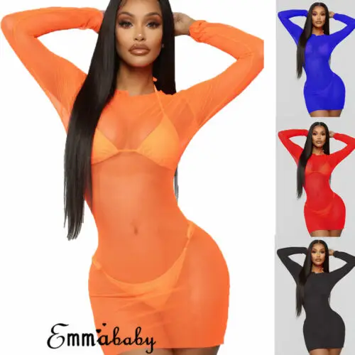 Женские ажурные чулки в сетку сексуальное прозрачное прозрачная Bikini Cover Up