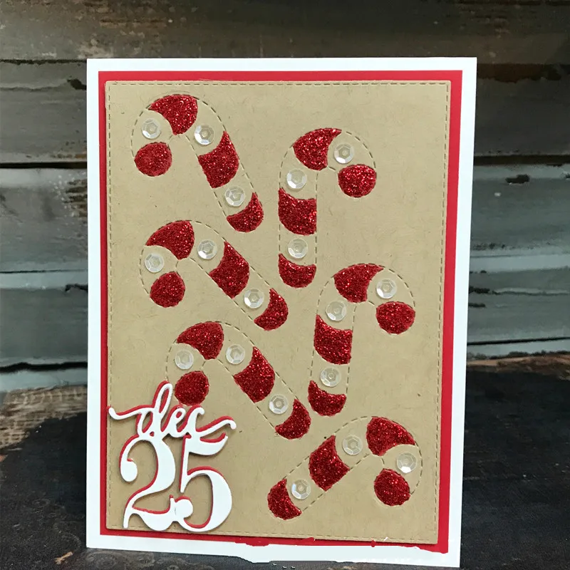 Christmas Candy Bar Metal Cutting Dies Stencils for DIY Scrapbooking Paper Craft Stamps Die Cut Card Making Xmas Gift | Дом и сад