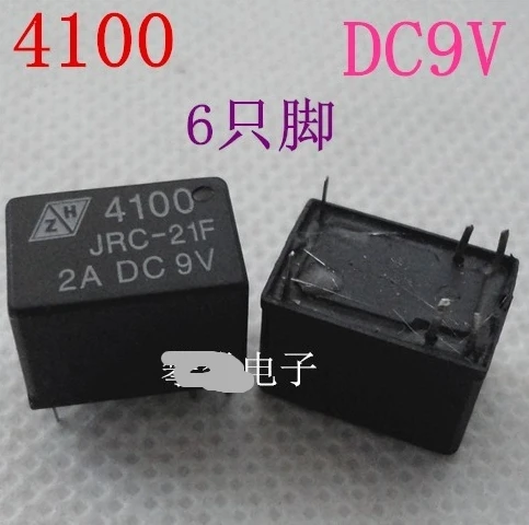 Миниатюрное реле PCB 6 контактов Мини DC9V JRC-21F 4100 Обустройство дома