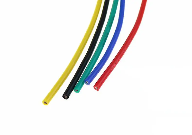 1 м специальная мягкая силиконовая линия питания 16AWG 1,5 квадратная Медь Чистая Оловянная форма провод