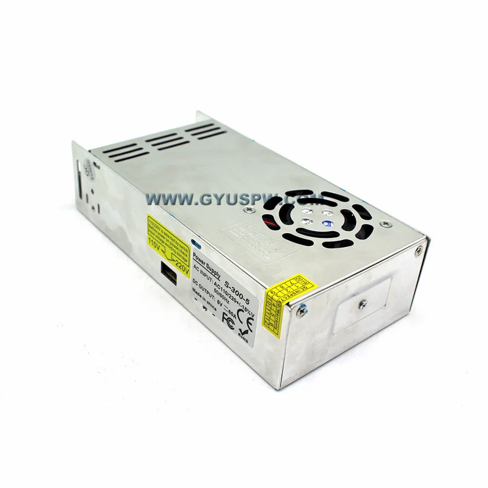 Универсальный источник питания DC 5v 60A 300W светодиодный светильник-Трансформатор