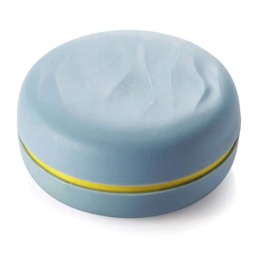 light blue Модная блестящая двухсторонняя обувь для полировки обуви Чистка кожи Воск Чистка обуви кисти инструменты - Цвет: light blue