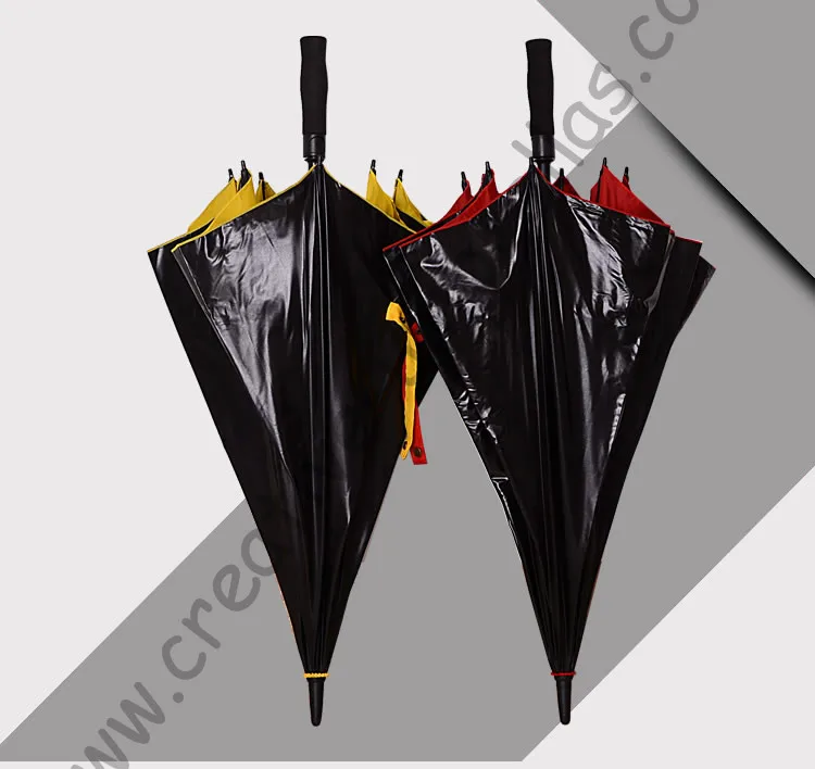 (2 шт./лот) видимые двухслойные тканевые зонты для гольфа. Стекловолокно