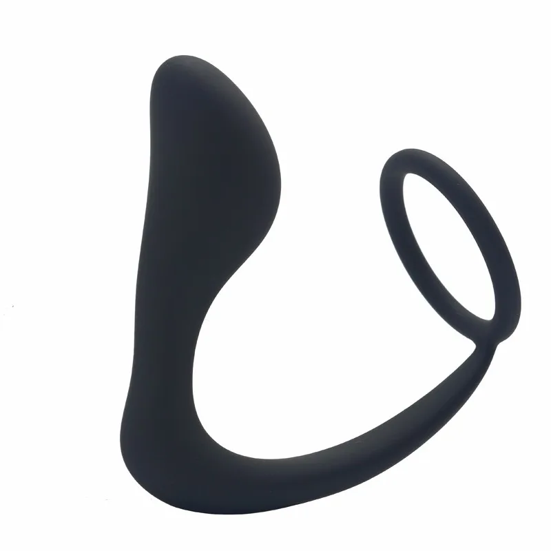 Male Anus Toys Silicone Prostate Massager Delay Lasting Cock Ring Anal Sex Butt Plug for Men Adult Erotic O3 | Красота и здоровье