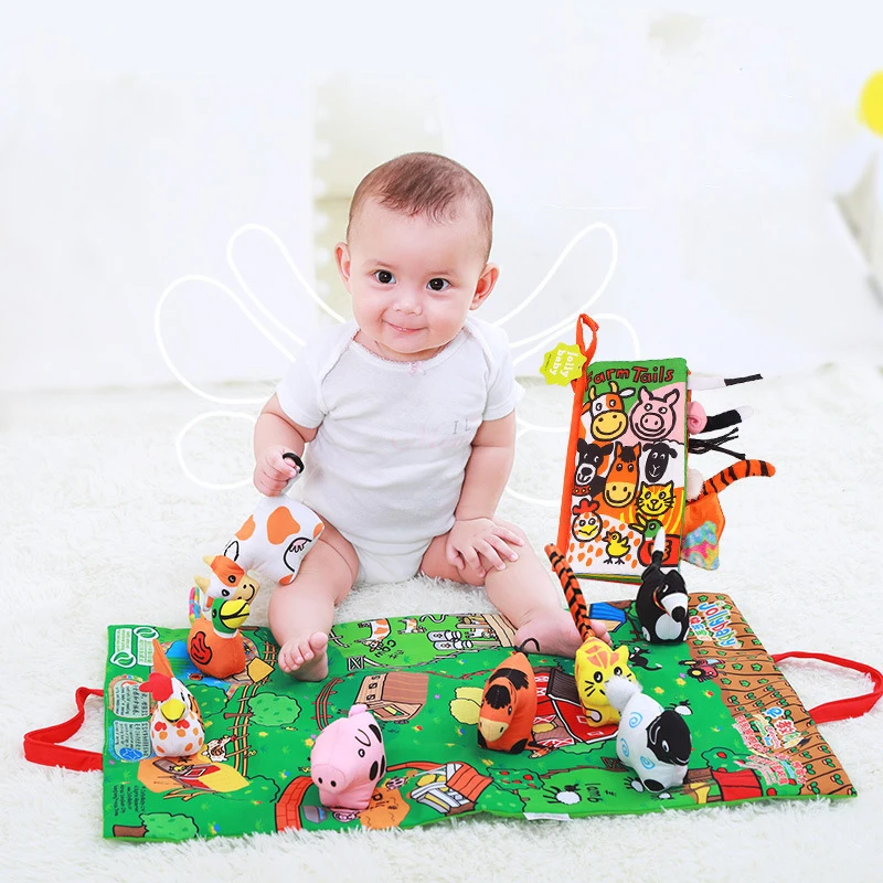 Мягкая детская одежда для активного отдыха разворачивающаяся с хвостиками