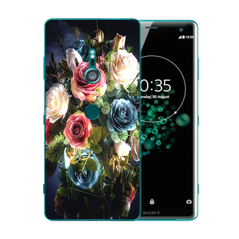Чехол из ТПУ для Sony Xperia XZ3 Ультратонкий Мягкий силиконовый чехол на заднюю панель