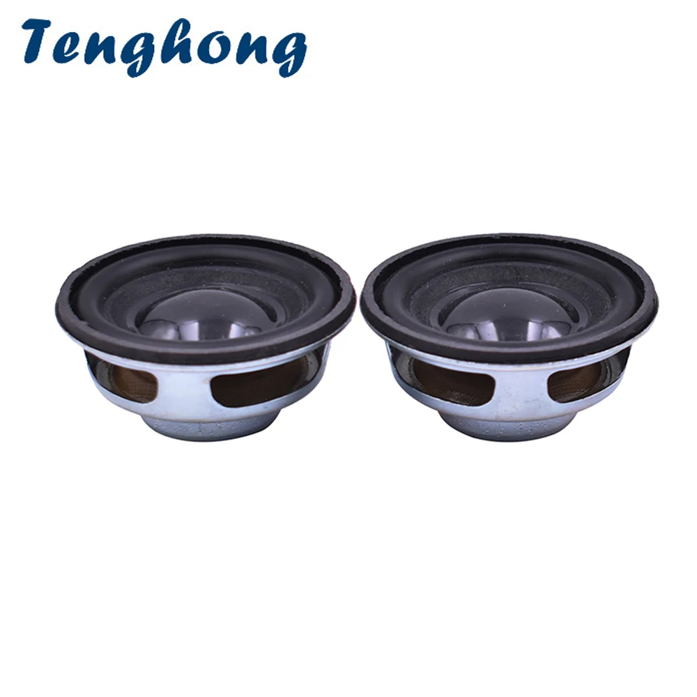 Tenghong 2pcs 45MM Full Range Speaker 4Ohm 3W Portable Audio Speaker Unit For Home Theater Sound Music Bluetooth Loudspeaker DIY