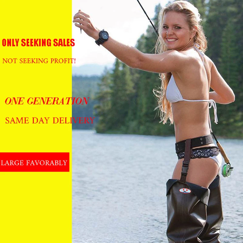 Мужские ботфорты для рыбалки водонепроницаемые дышащие женские сапоги | Спорт и