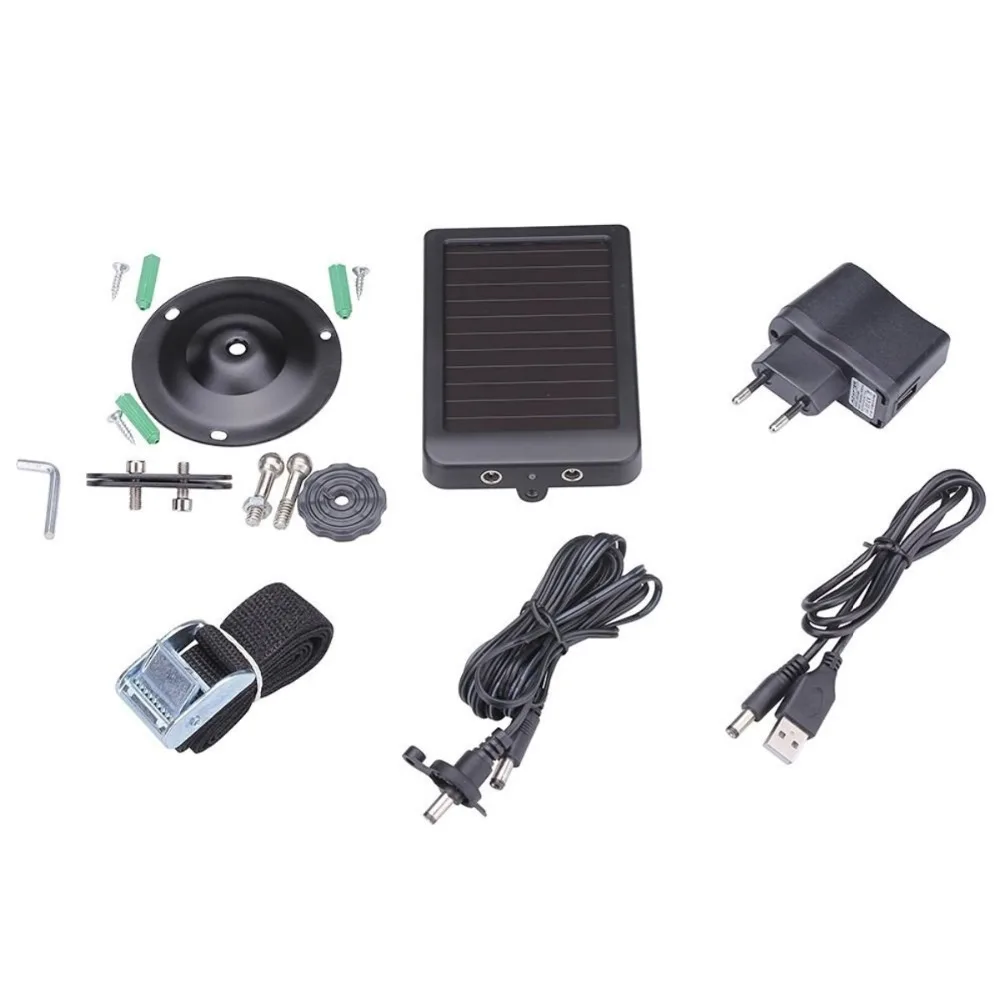 Фотоловушки HC300M HC550M/G для охотничьих игр аккумуляторная Солнечная панель