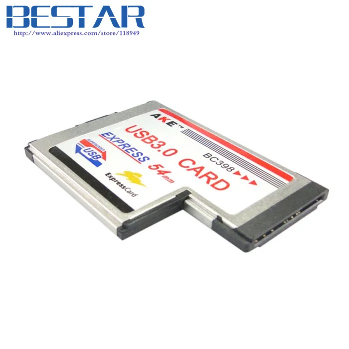 L образный двойной порт USB 3 0 экспресс карта 34 мм адаптер для ноутбука чип NEC|adapter for