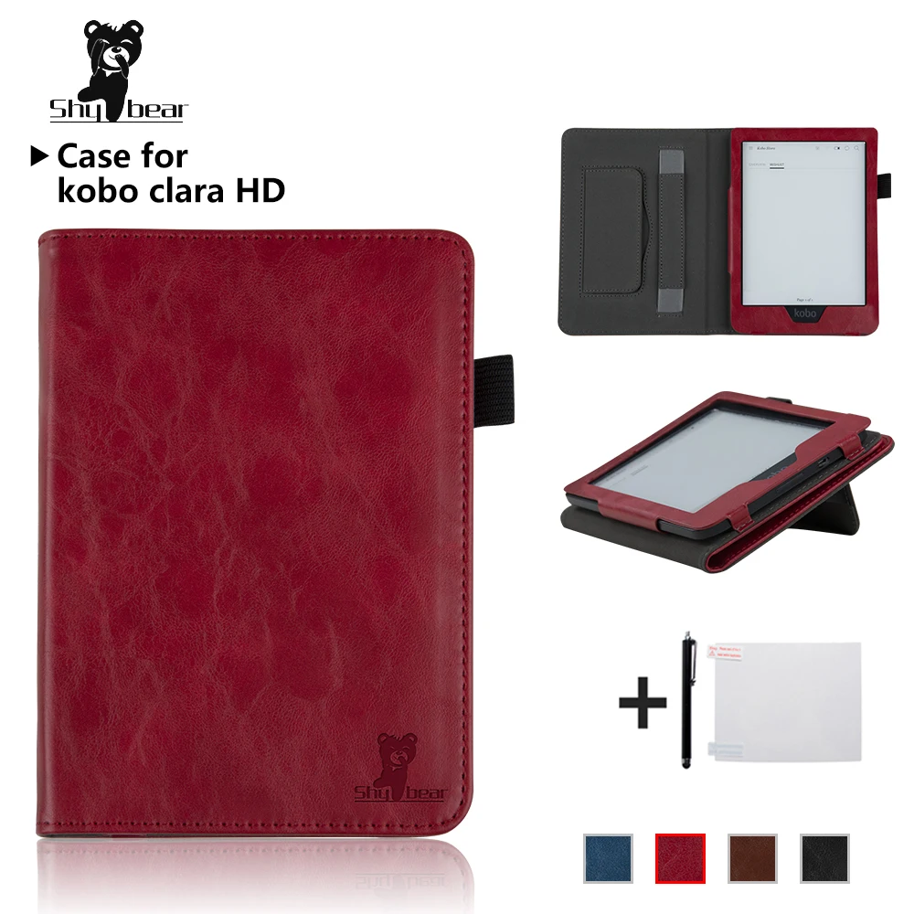 Чехол для Kobo Clear HD 6 дюймов с ручным держателем электронная книга умный чехол из