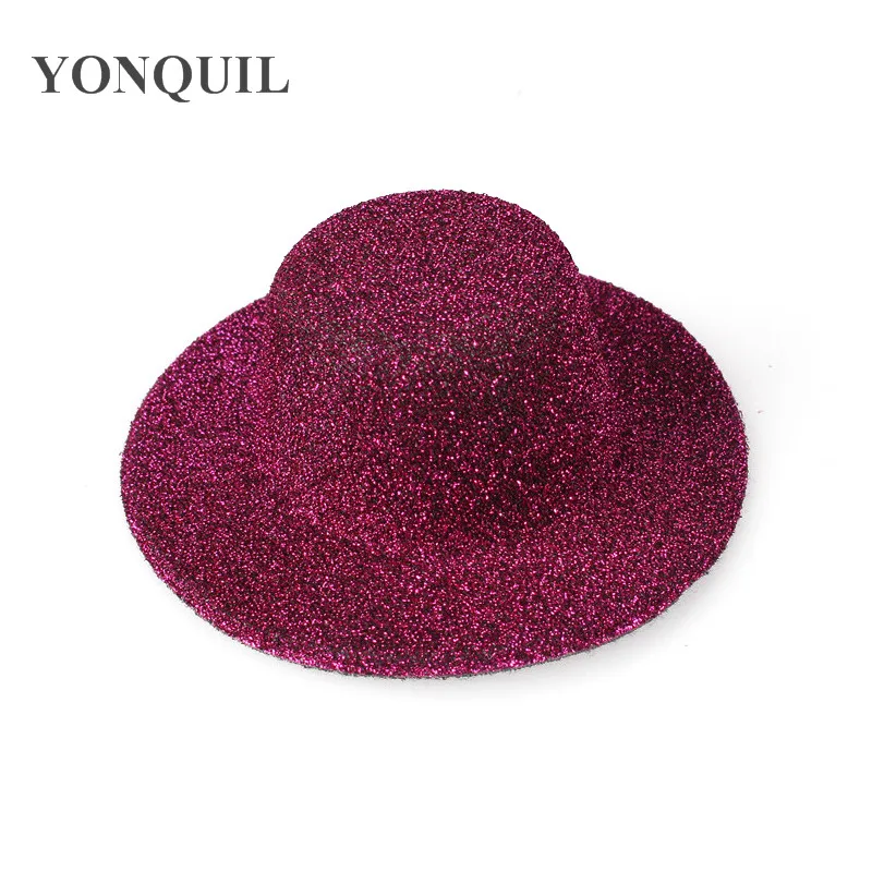 4&quot(10 CM) 8 Color Mini Top Fascinator Hats Blingbling Children Party Hair Accessories 24 Pieces/Lot MH005 | Аксессуары для