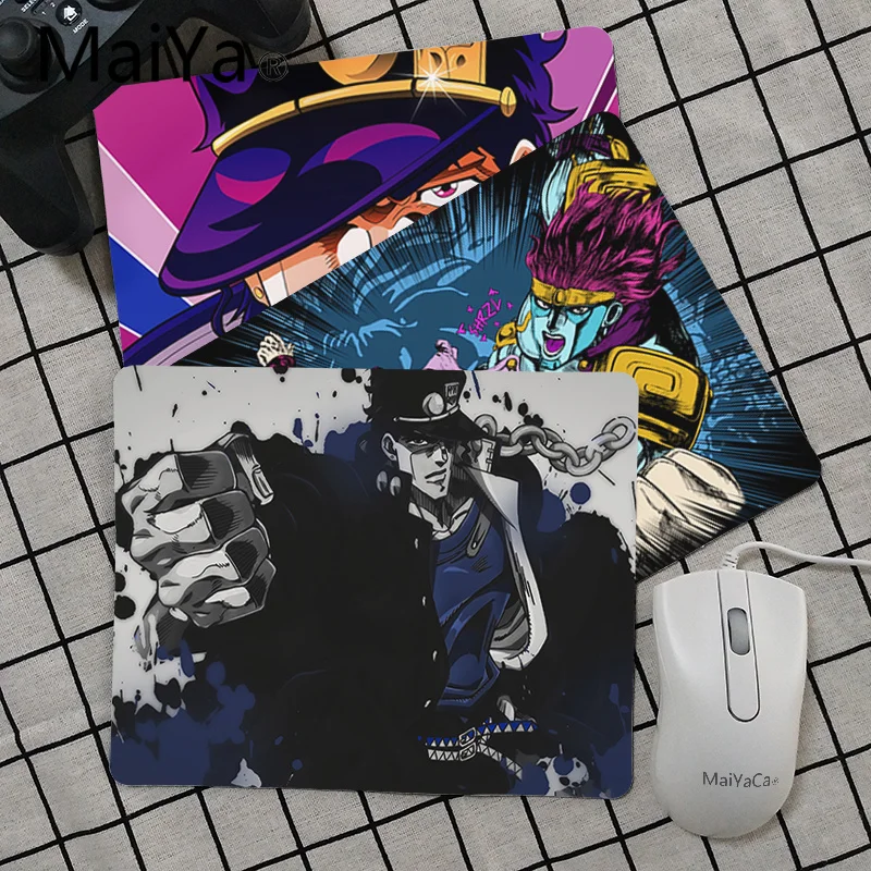 Maiya высокое качество JoJo's невероятное приключение Kujo Jotaro коврик для мышки в стиле аниме Гладкий блокнот настольные компьютеры мате игровой коврик для мыши