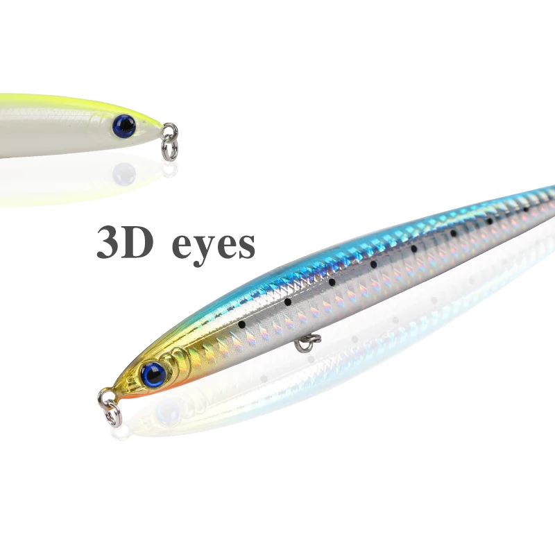 TSURINOYA приманка для рыбалки карандаш 128mm28g Тонущая жесткая наживка Isca