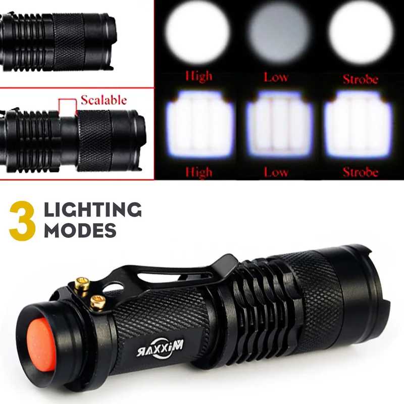 Дропшиппинг Водонепроницаемый Zoomable Flash светильник велосипедный светильник 3 режима велосипедный флэш-светильник s Q5 светодиодный велосипедный фонарь передний зум-светильник s лампа