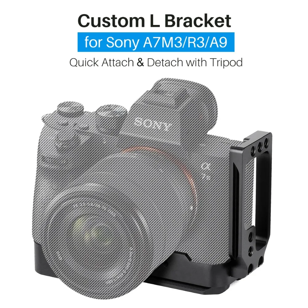 Кронштейн L Quick Release Baseplateside пластина для sony SLR A7 серии A7M3 A7R3 A9 растягивается Камера