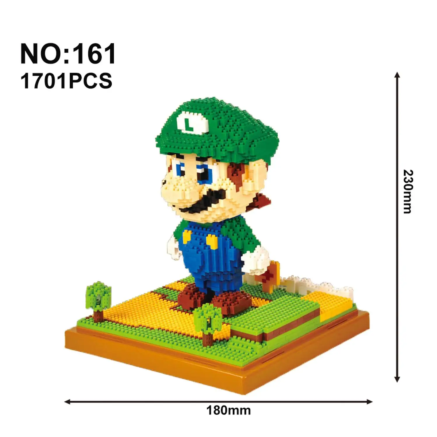 Model Building Blocks Mario Bros Yoshi Series Cartoon juguetes Anime Figures Assembled Mini Brick Educational Toys For Children