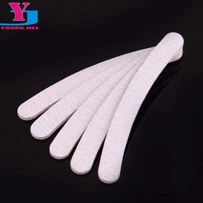 Пилка для ногтей акриловая серая 100/180 5 шт.|file block|nail file blockacrylic nail |