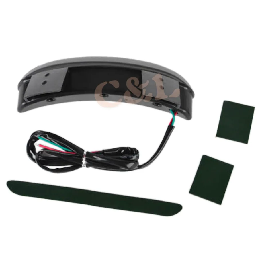 Новый мотоциклетный ДЫМ Len заднее крыло края светодиодный задсветильник для Harley