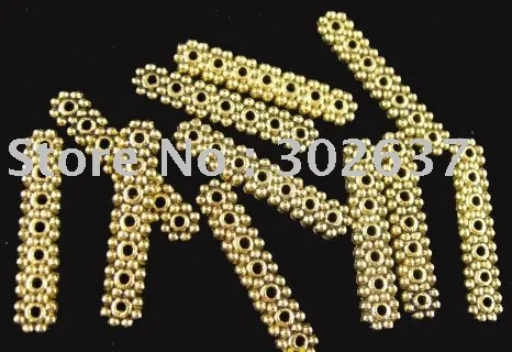 Бесплатная доставка 180 шт. телефон с 7 отверстиями распорка A1123G|spacer bar|bar spacergold spacer |